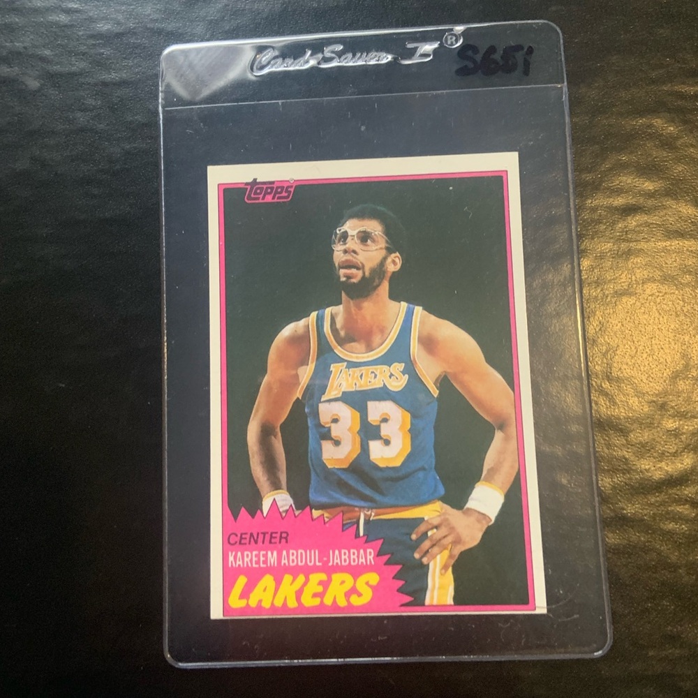 1981 Kareem Abdul - Jabbar Card